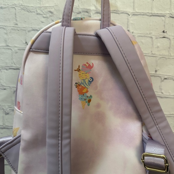 NWOT - Loungefly Pokémon Ice Cream Mini Backpack - Lavender - Rare - Picture 5 of 12